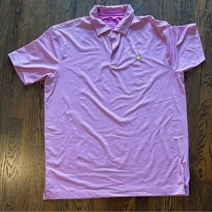 Men’s Masters Sporttech Pink Golf Shirt XL